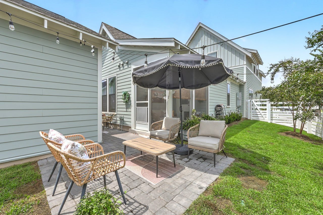 Backyard patio